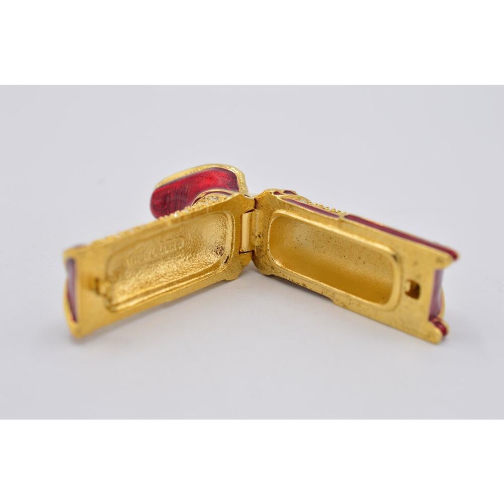 Estee Lauder Empty Compact Solid Perfume Rhinesto… - image 8
